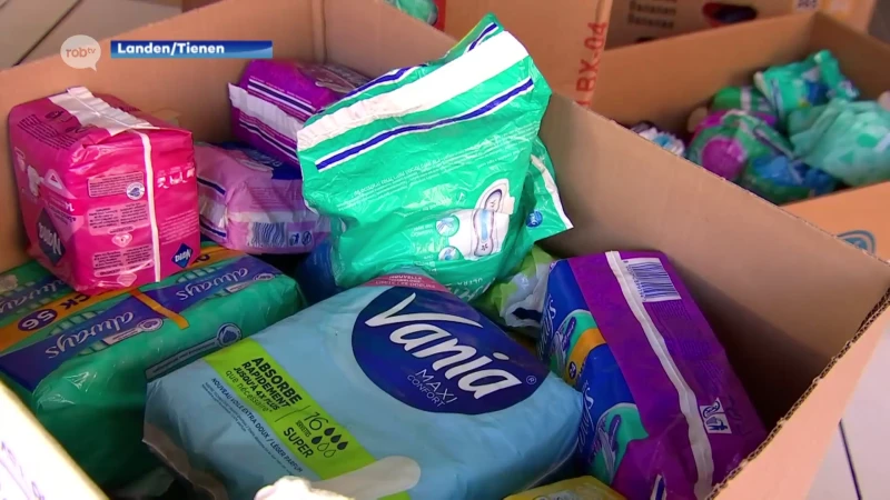 Organisaties in Landen en Tienen werken samen aan inzamelboxen voor menstruatiemateriaal op scholen