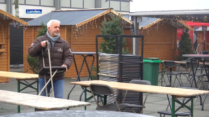 Ook Winterlanden, kerstmarkt van Landen, opent vanavond op het Stationsplein