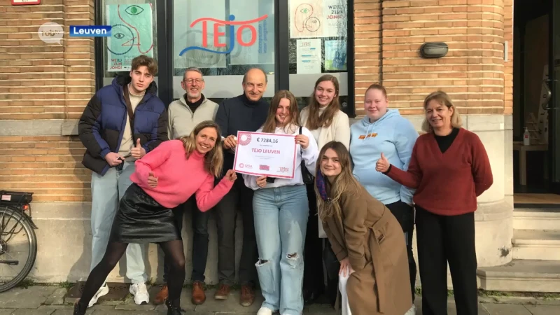 BRAVO: studenten UCLL zamelen zelf 7284 euro in voor jongerenorganisatie TEJO