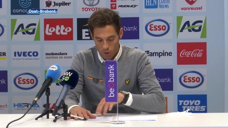 Bondscoach Vanthourenhout selecteert Thibau Nys ondanks blessure voor het WK: "Hij zal meer dan klaar zijn voor het WK"
