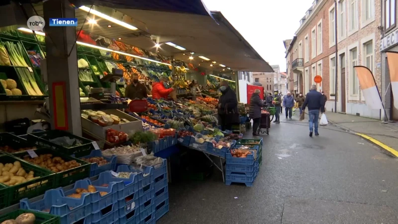 Dinsdagmarkt in Tienen gaat binnenkort weer op Grote Markt door