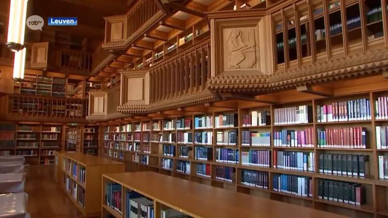 KU Leuven krijgt 140.000 euro voor de restauratie van de universiteitsbibliotheek op het Ladeuzeplein
