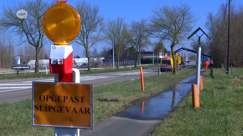 N-VA Zoutleeuw niet tevreden met werken aan fietspaden langs de Grote Steenweg