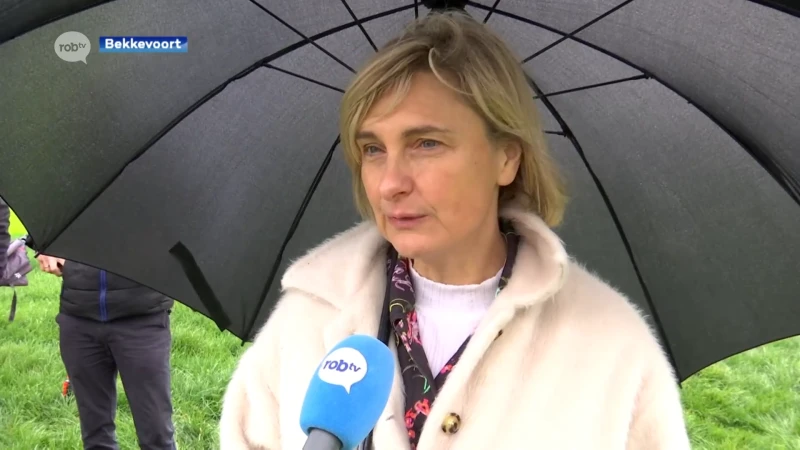 Landbouwer Nico uit Bekkevoort doet aan Agroforestry en krijgt bezoek van minister Hilde Crevits