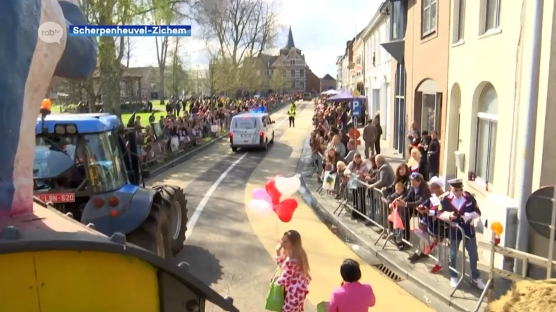 Eindelijk weer carnavalsstoet in Zichem: "We hebben bij veel mensen een glimlach op hun gezicht kunnen toveren"