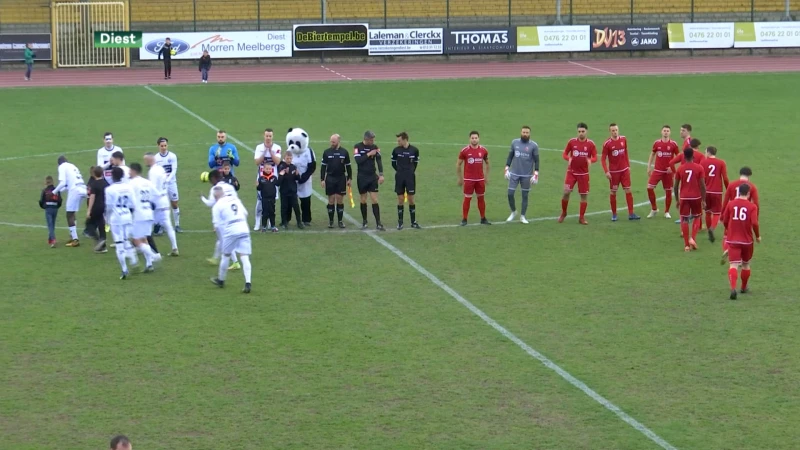 Diest komt niet verder dan een 1-1 gelijkspel in de derby tegen Beringen