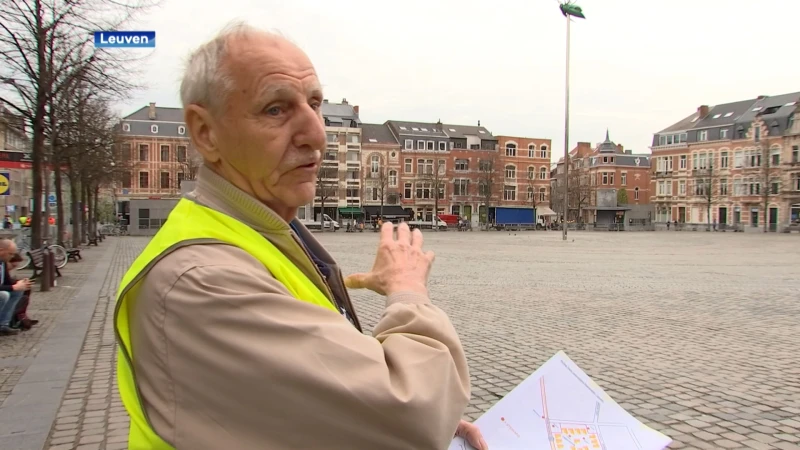 Eindelijk weer publiek bij de start van de Brabantse Pijl in Leuven: "Al heel vroeg hier met mijn map om handtekeningen te verzamelen"