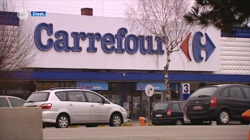 Politie Demerdal arresteert koppel winkeldieven aan hypermarkt Carrefour in Diest