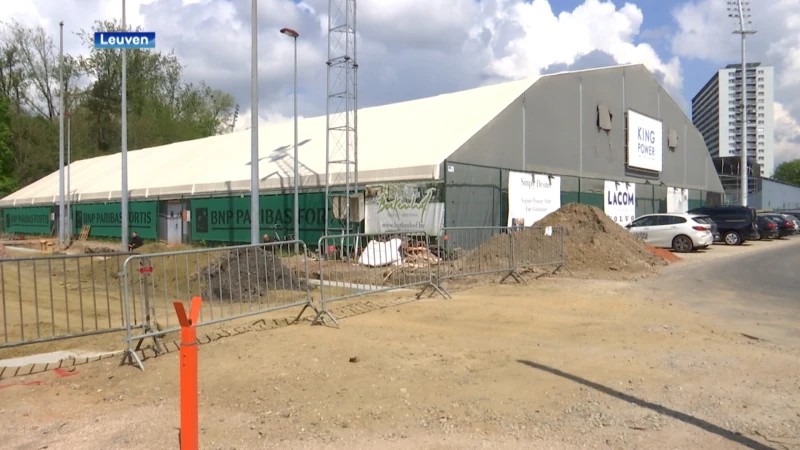 Tennisclub Stade Leuven in Heverlee krijgt een extra tennisterrein