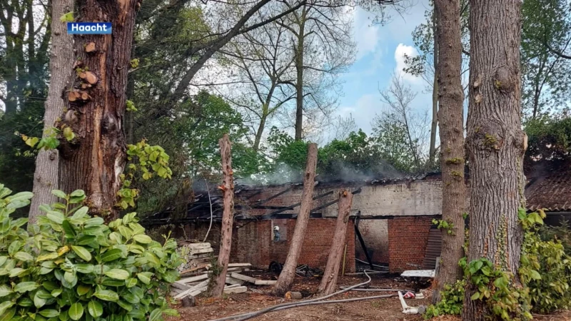 Asbest vrijgekomen bij brand in kloostertuin in Tildonk