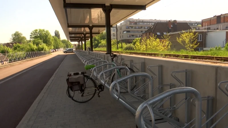 Werken station Heverlee afgerond: nieuwe overdekte fietsenstallingen voor meer dan 200 fietsen