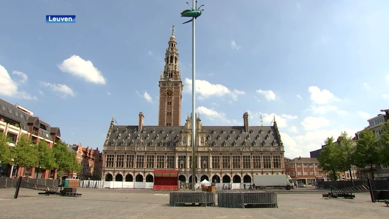 Woensdag komen 4000 studenten samen zingen en bier drinken op Beiaardcantus in Leuven: "Volledig uitverkocht"
