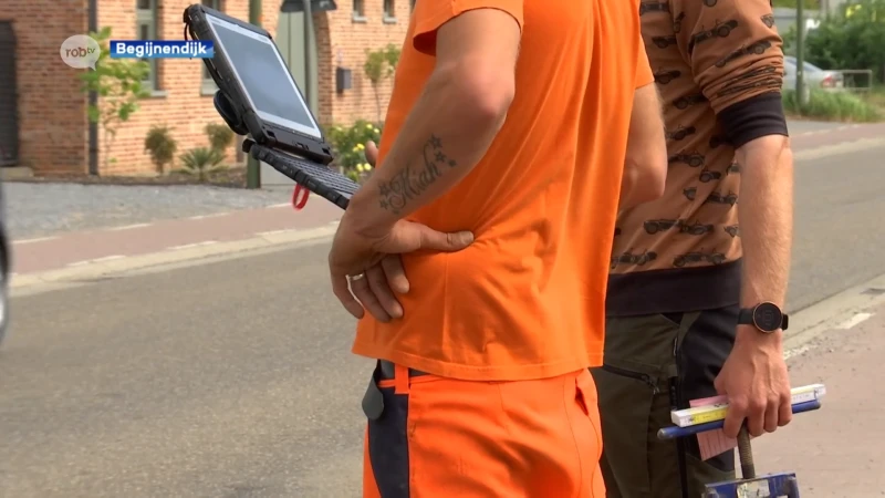 Hulpdiensten rukken uit voor gaslek in Haltestraat in Begijnendijk
