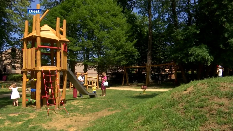 Diest opent allereerste speeltuin aangepast voor kinderen met een beperking