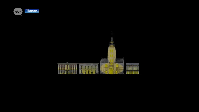 Stadhuis en kerk Tienen worden vanaf juli volledig verlicht door honderden lampjes