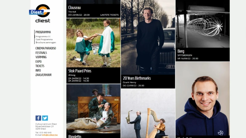 Dit is het cultuurseizoen van Diest: Alex Agnew, Ozark Henry en meer