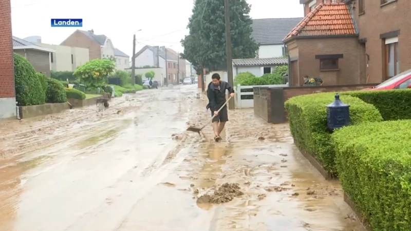 OVERZICHT: hevige regenval zet grote delen van Landen onder water