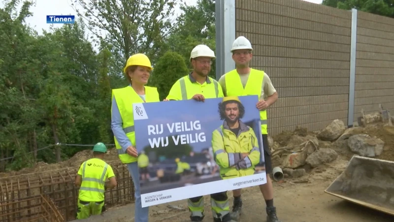 Nieuwe campagne "Rij veilig, wij veilig" moet aandacht vragen voor veilig rijden rond wegenwerken