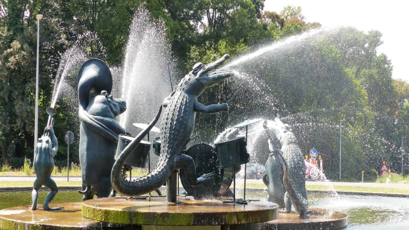 Wanneer spuwt de bekende Jazzfontein in Tervuren weer water?