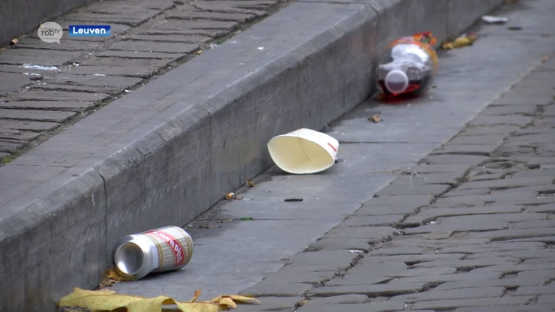 Leuven zamelde afgelopen jaar liefst 326 ton zwerfvuil in, campagne Alles mee? moet dat cijfer naar beneden halen