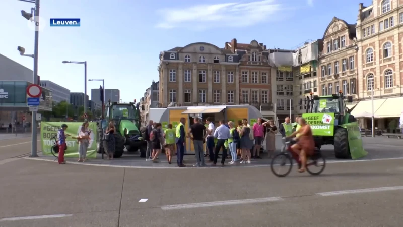 Boerenbond dient 16.000 bezwaren in tegen stikstofakkoord en deelt gratis ontbijt uit in Leuven