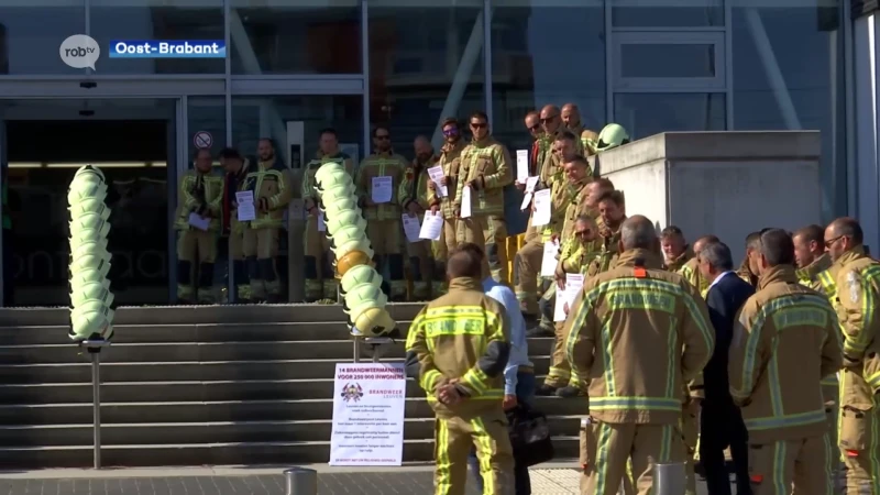 Leuvense brandweer protesteert tegen onderbemanning: "We kunnen veiligheid inwoners niet meer garanderen"