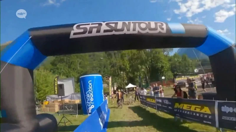 Olivier Bruwiere wordt derde in spectaculaire downhill marathon