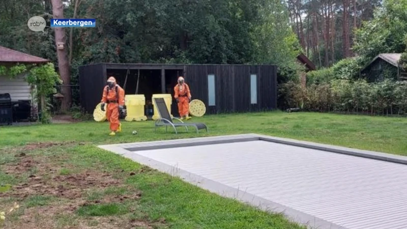 Gevaarlijke stoffen komen vrij in Keerbergen, hulpdiensten moeten massaal uitrukken