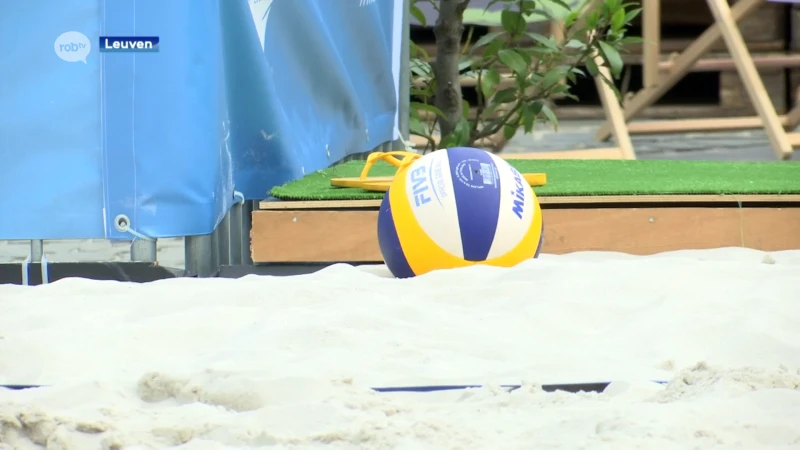 Ladeuzeplein Leuven opnieuw omgetoverd tot Leuven Beach: "Beachvolleybal met internationale toppers"