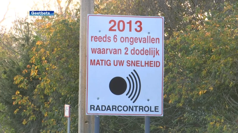 Meer dan helft van bestuurders rijdt te snel op 'Dodenweg' in Geetbets