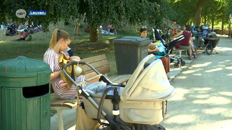 Borstvoeding geven in openbaar gepromoot in Leuven: "Baby moet toch ook gewoon eten?"