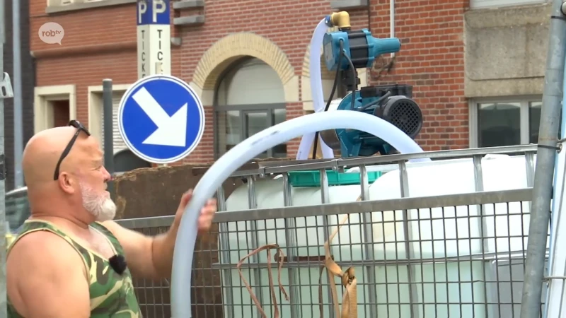 GRATIS werfwater, daarvoor kan je terecht in de Vanden Tymplestraat in Leuven