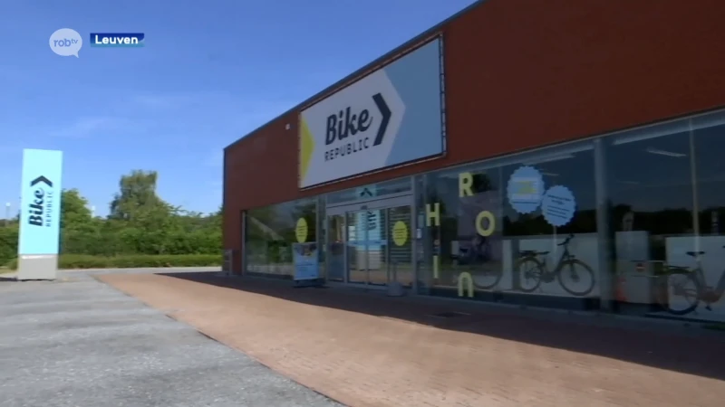 Fietsen gestolen via dak van fietsenwinkel Bike Republic in Leuven