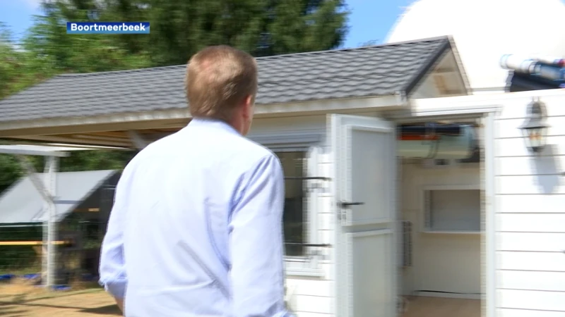 Man uit Boortmeerbeek bouwt zeven jaar in zijn tuin aan zijn eigen sterrenwacht.