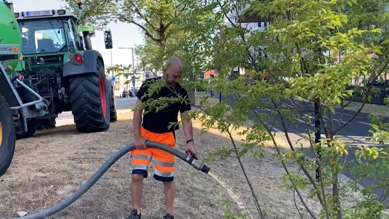 Leuven gebruikt dagelijks 40.000 liter gezuiverd afvalwater om groen in de stad te besproeien