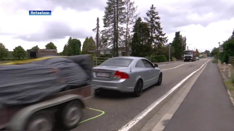 Vanaf volgende week beurtelings verkeer op Dijlebrug in Rotselaar door wegverzakking