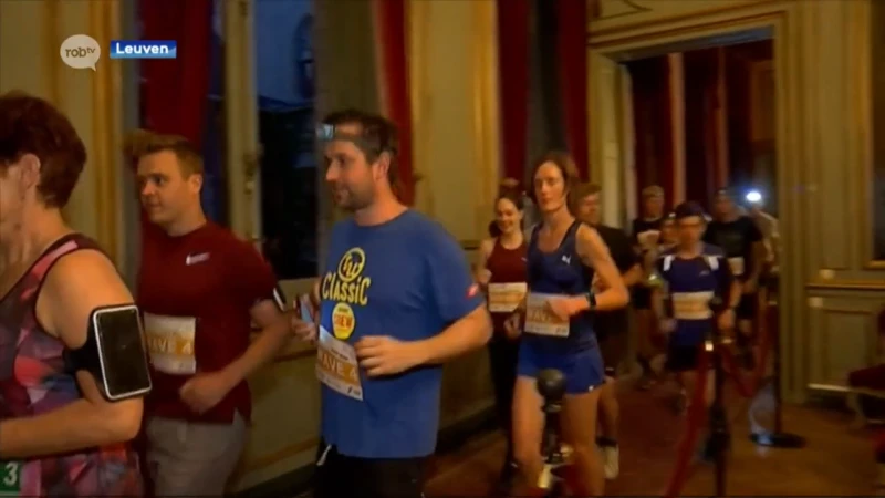 2600 deelnemers kunnen zaterdag tijdens Leuven Night Run weer door de gebouwen van de stad lopen
