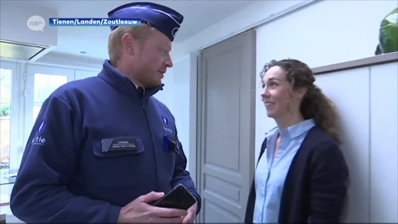 Politiezone Getevallei registreert vanaf nu nieuwe adressen met tablet of smartphone