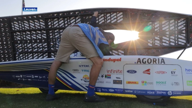 KU Leuven Solar Team wordt tweede in Zuid-Afrika