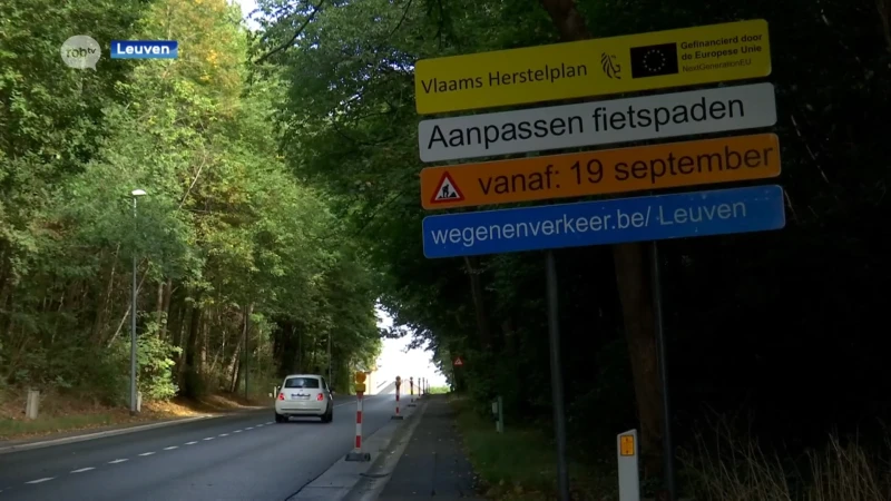 Fietspaden Sint-Janbergsesteenweg tussen Oude Nijvelseweg en Groeneweg worden heraangelegd