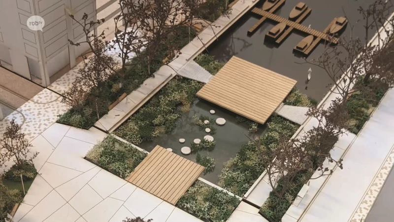 Dan toch geen zwemvijver aan de Vaartkom in Leuven, wel groene watertuin met waterbeleving