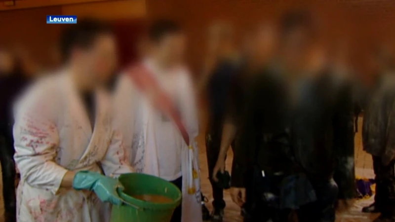 12 studenten die deelnamen aan uit de hand gelopen studentendoop zijn tijdelijk geschorst aan KU Leuven