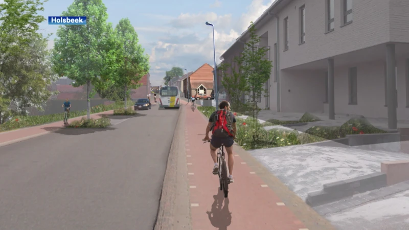 Holsbeek gaat Nobelberg heraanleggen met fiets- en voetpaden langs beide kanten