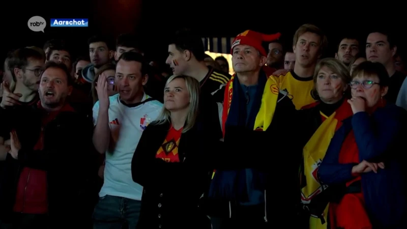 Duivelfans in Aarschot zien matig België verliezen: "Ik denk dat Marokko helaas verdiend gewonnen is"