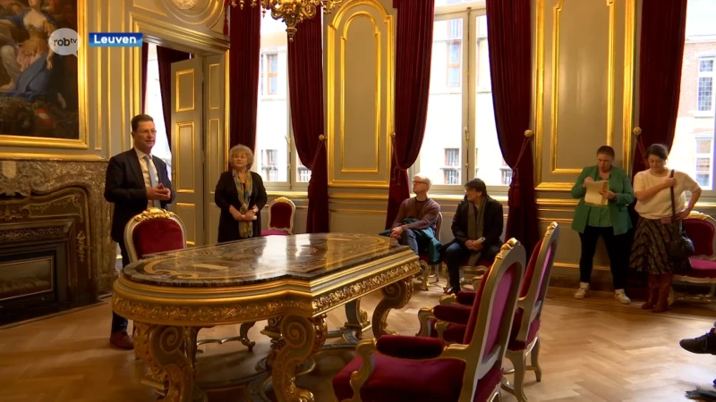 Zo zien de historische salons in het Leuvens stadhuis er na anderhalf jaar restauratiewerken uit