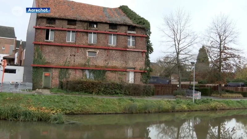 Afbraakwerken aan pakhuis Roland Renskade in Aarschot afgerond: baan weer open