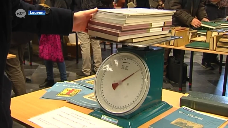 KU Leuven organiseert boekenverkoop per kilo: "Slechts 5 euro per kilo op de laatste dag"