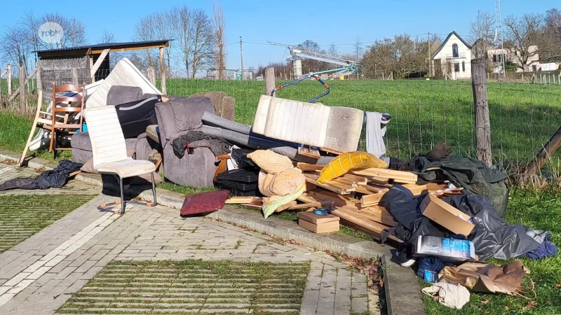 Meer dan 1.000 euro boete voor sluikstort in Scherpenheuvel: politie kan 2 mannen identificeren