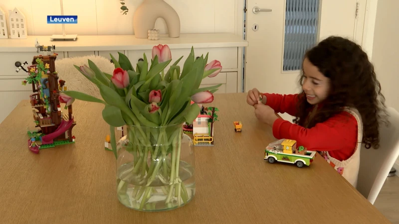 Emily (8) uit Kessel-Lo is ambassadeur voor nieuwe inclusieve LEGO-figuurtjes: "Leuk dat die op mij lijkt"
