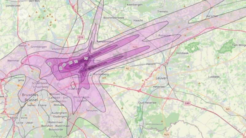 Tienduizenden regiogenoten kunnen ernstige slaap- en gezondheidsproblemen krijgen door luchthaven van Zaventem